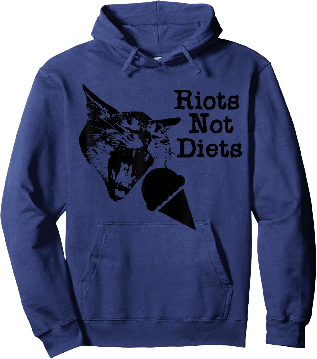 Riot Grrrl | Riots Not Die Hoodie - Hoodie | Navy