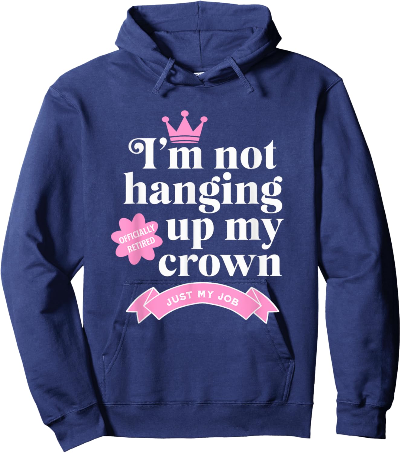 Funny Retirement Design Hoodie - Hoodie | Navy