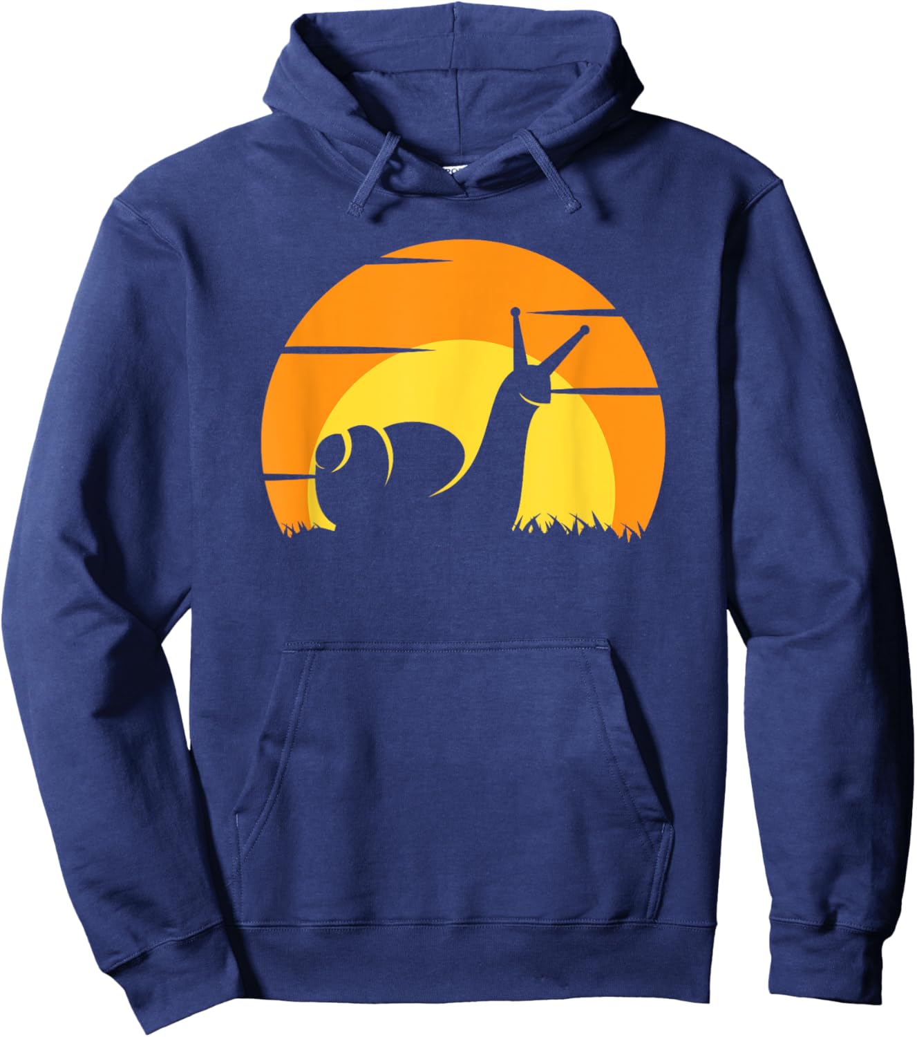 Retro Schnecke Hoodie - Hoodie | Navy