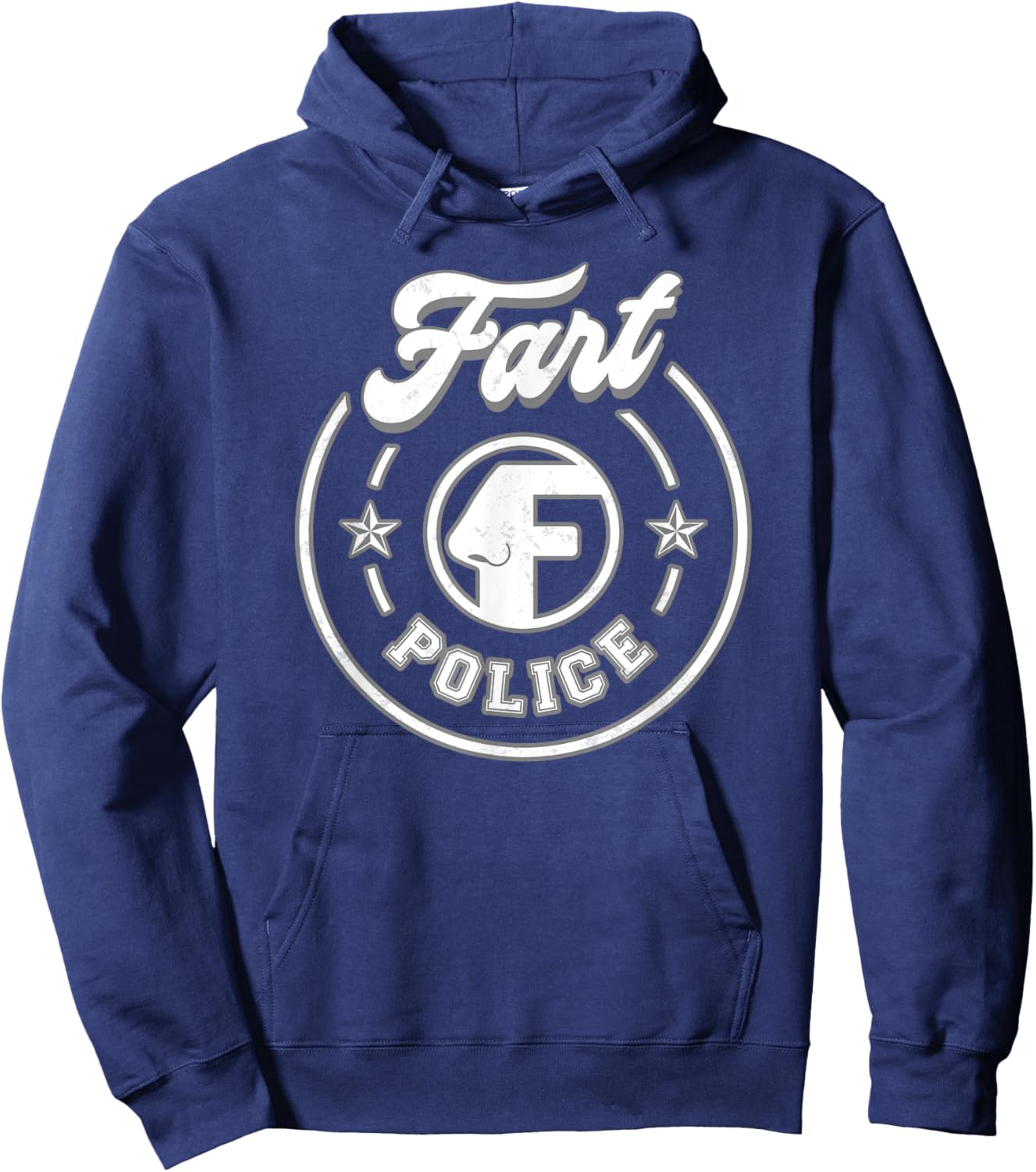 Police Fart Funny Hoodie - Hoodie | Navy