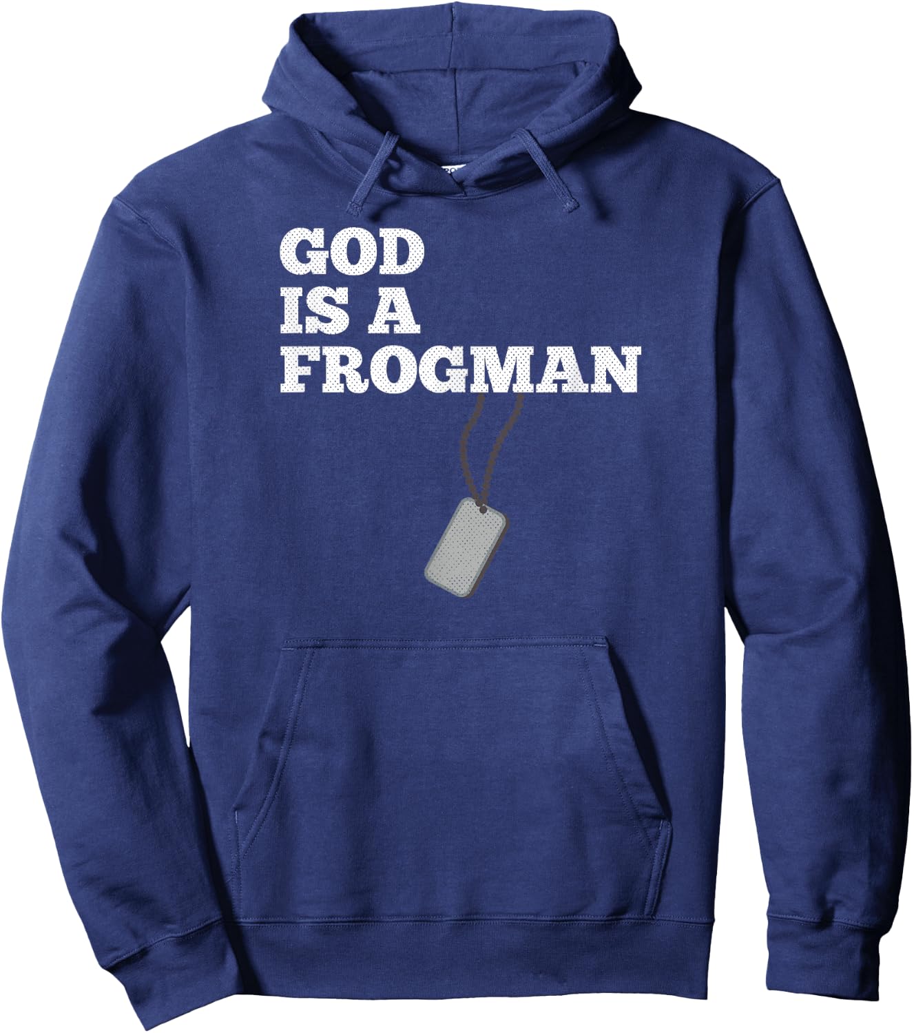 God is A Frogman Military Deployment Hoodie - Hoodie | Navy