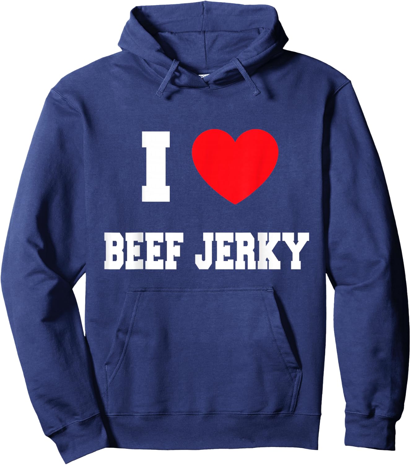 I Love beef jerky Hoodie - Hoodie | Navy