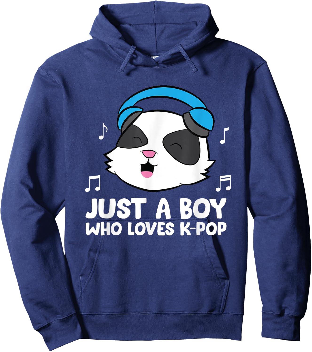 K-Pop Boy Just a Boy Who Loves K-Pop Hoodie - Hoodie | Navy
