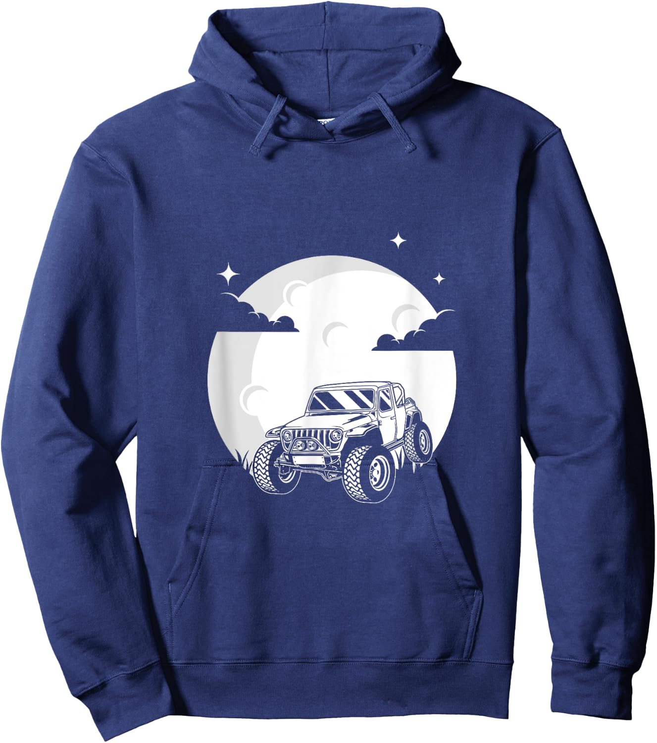 Off Road Moon Off Road Gift 4x4 Dirt Hoodie - Hoodie | Navy