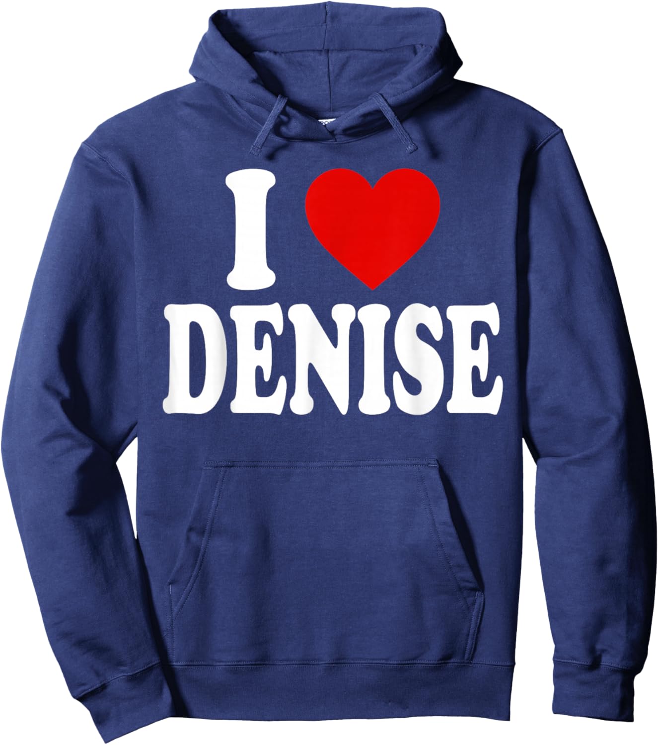 I Heart Love Denise Hoodie - Hoodie | Navy