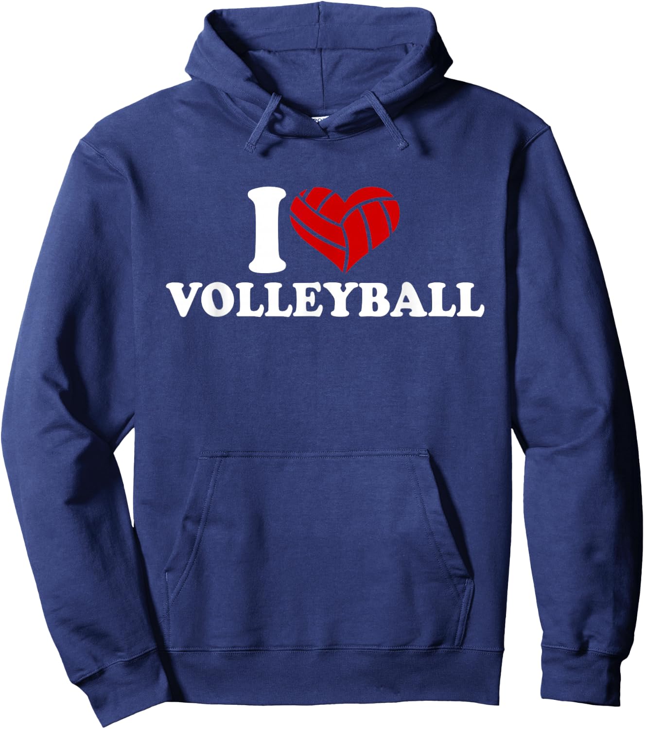 I love volleyball Hoodie - Hoodie | Navy