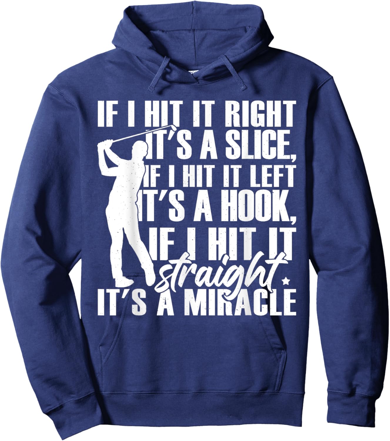 Funny Golfing Golfer Golf Player Hoodie - Hoodie | Navy