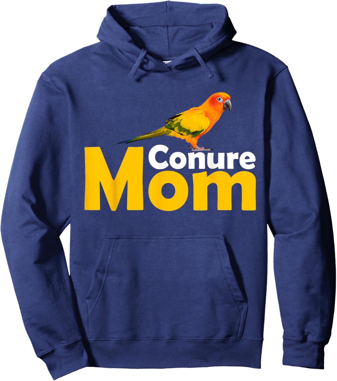 Sun Conure Mom Bird Lover Gift Hoodie - Hoodie | Navy