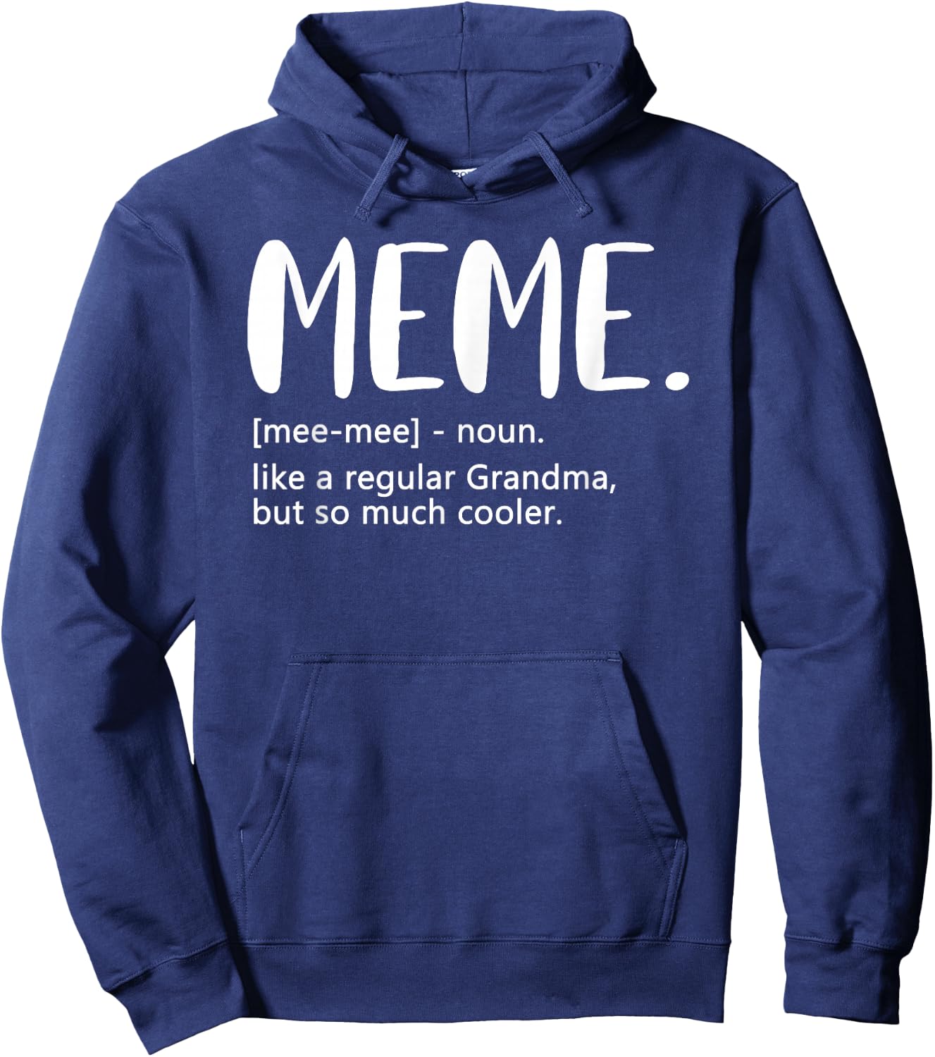 Meme Shirts Mother's Day idea for Grandma Meme Hoodie - Hoodie | Navy