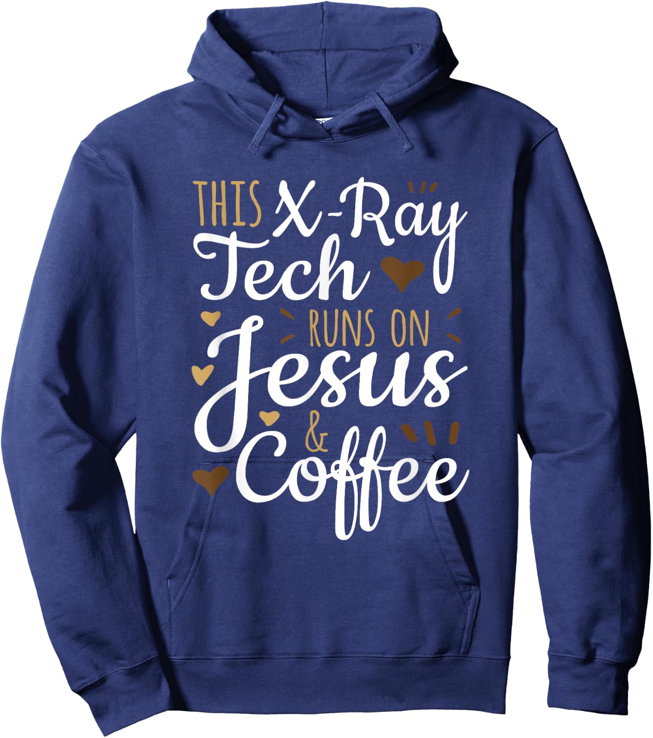 Jesus Coffee Xray Tech Gift, Funny X-Ray Tech Hoodie - Hoodie | Navy