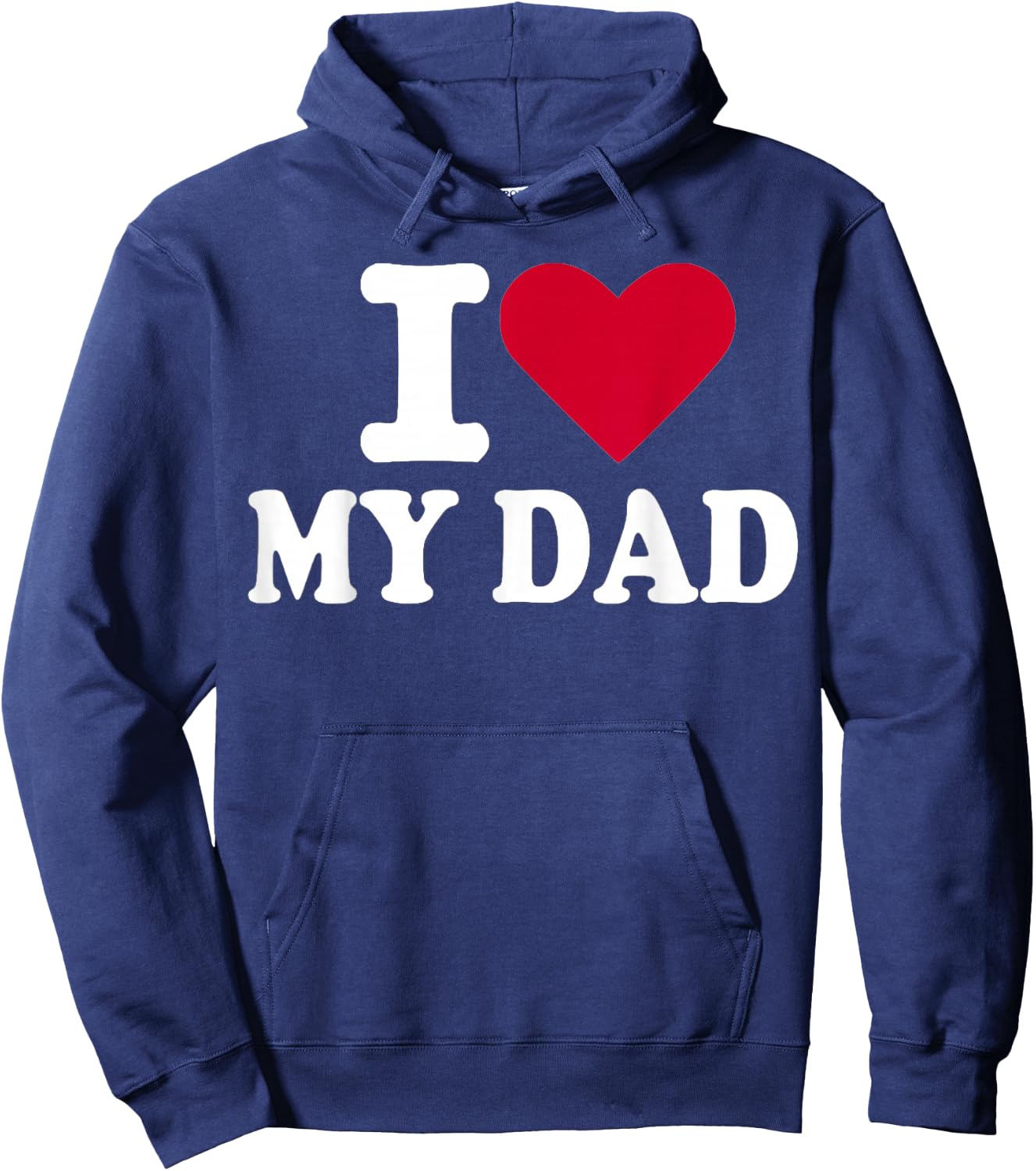 I Love My dad Hoodie - Hoodie | Navy