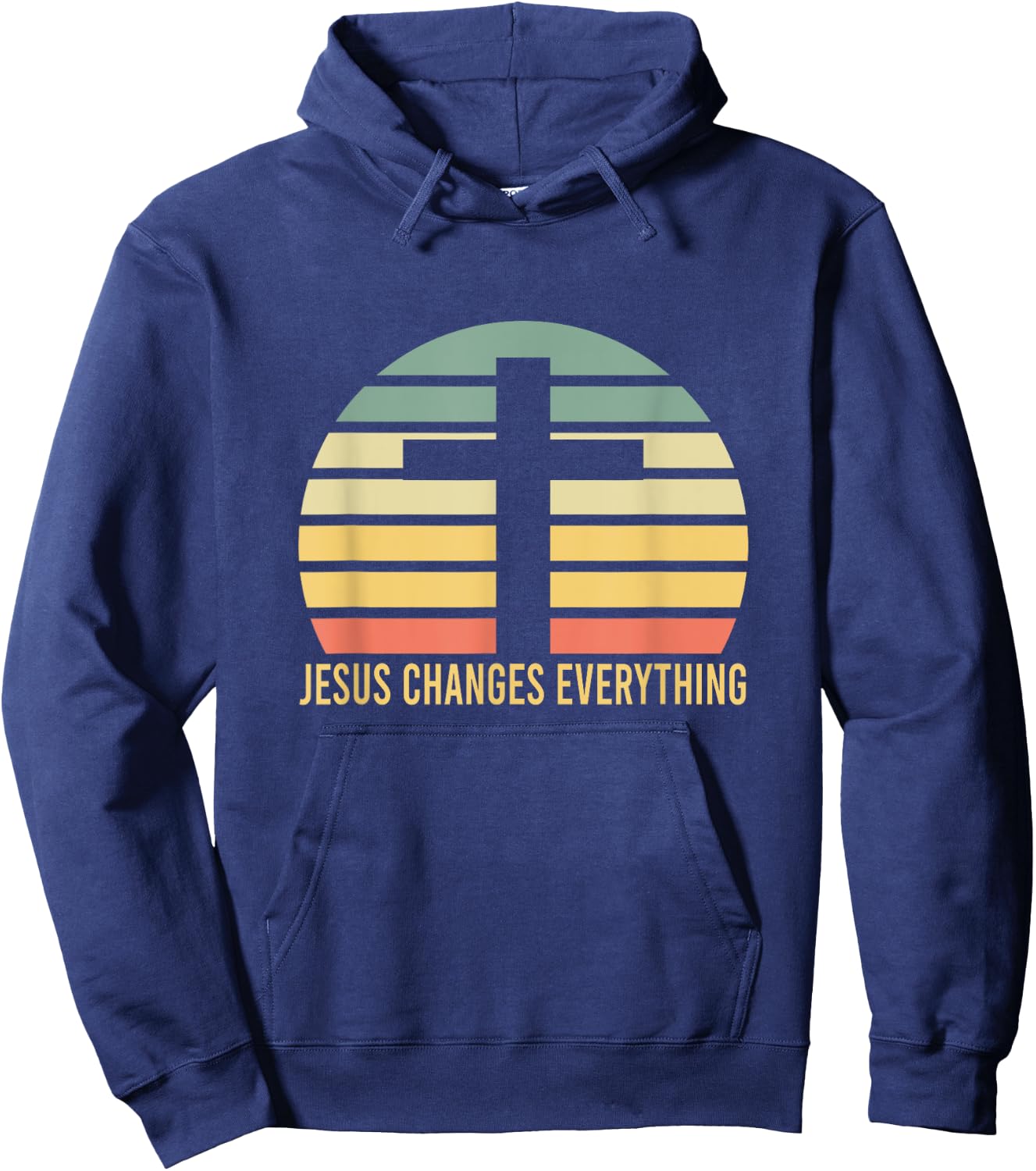 Jesus Changes Everything Jesus Hoodie - Hoodie | Navy