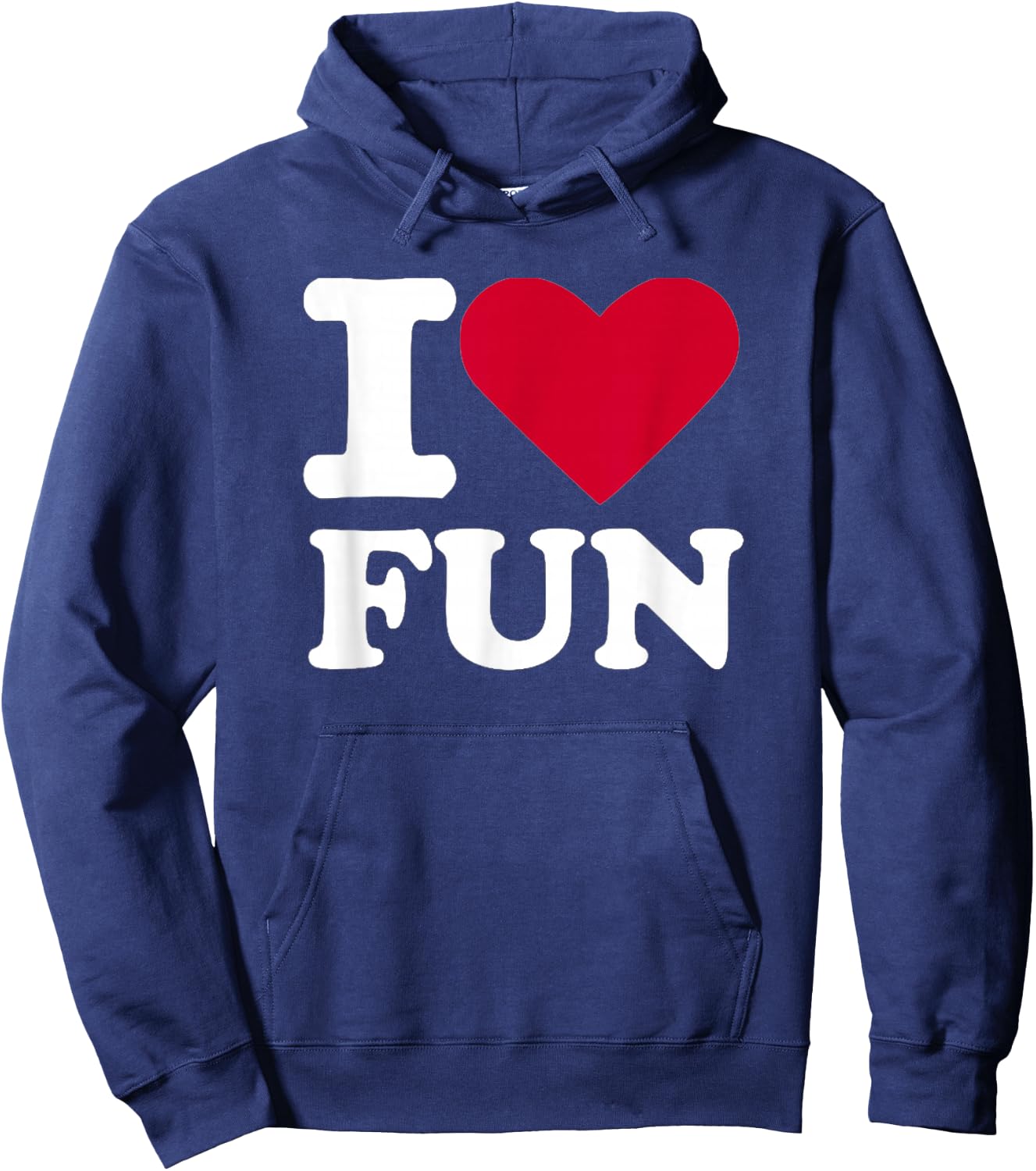 I love fun Hoodie - Hoodie | Navy