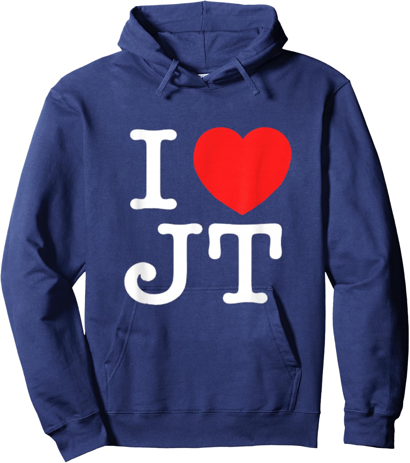 I Love JT Gift New Hoodie - Hoodie | Navy