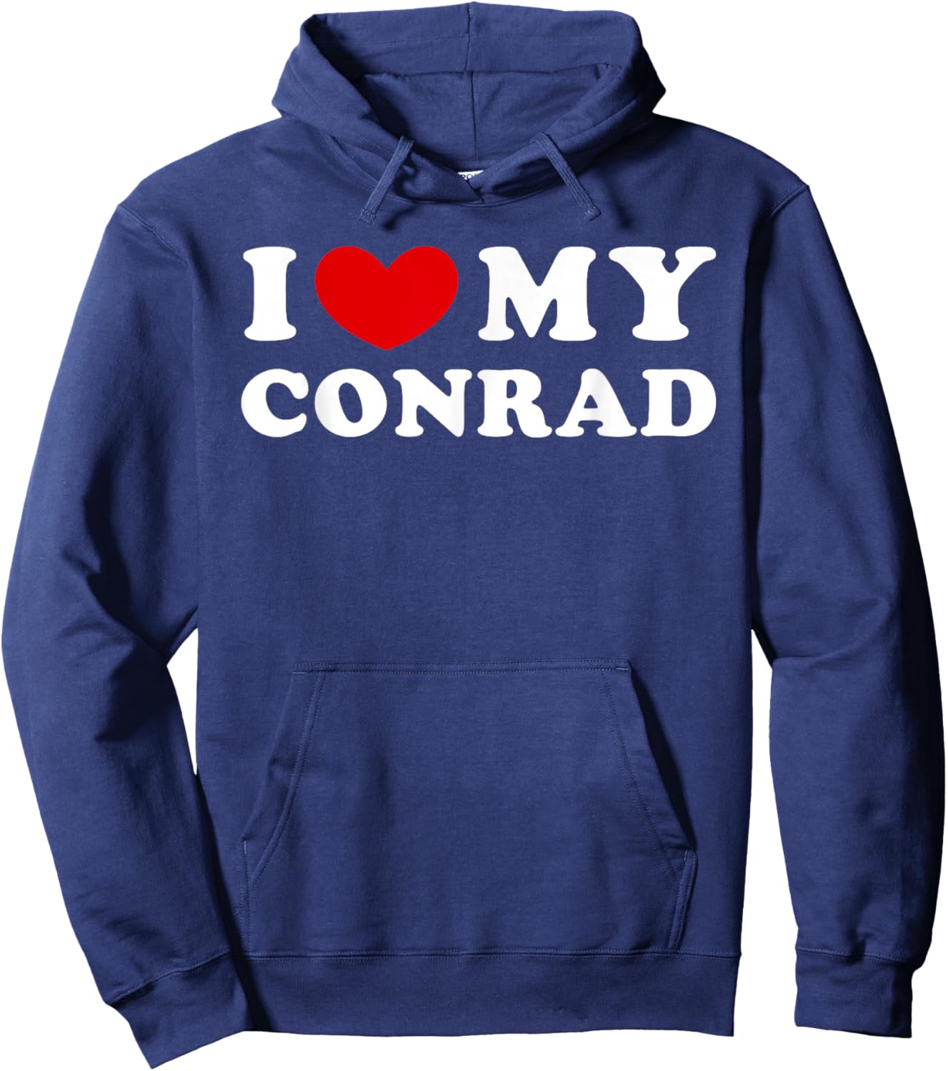 I Love My Conrad, I Heart My Conrad Hoodie - Hoodie | Navy