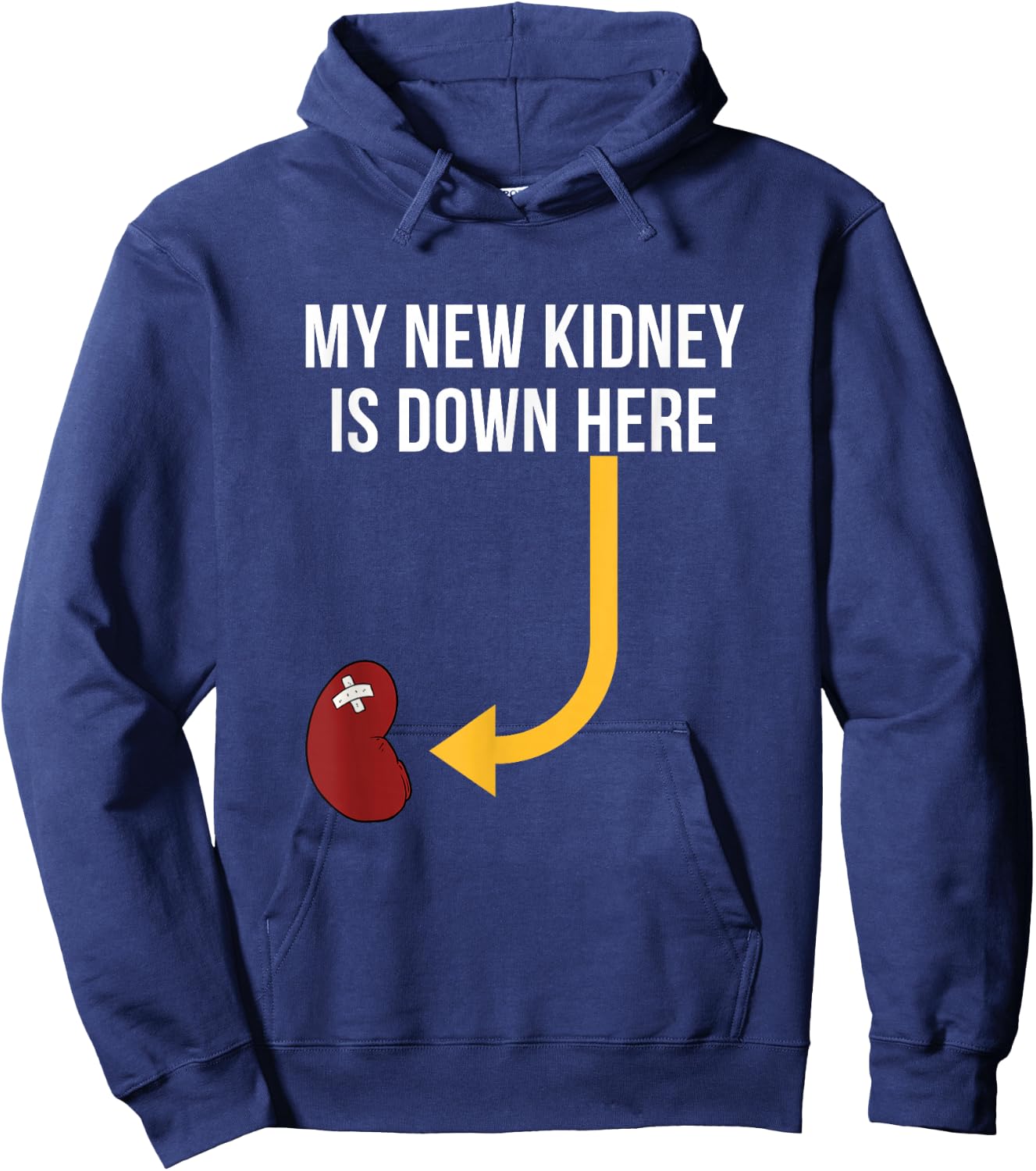 Kidney Transplant Gifts My New Funny Hoodie - Hoodie | Navy