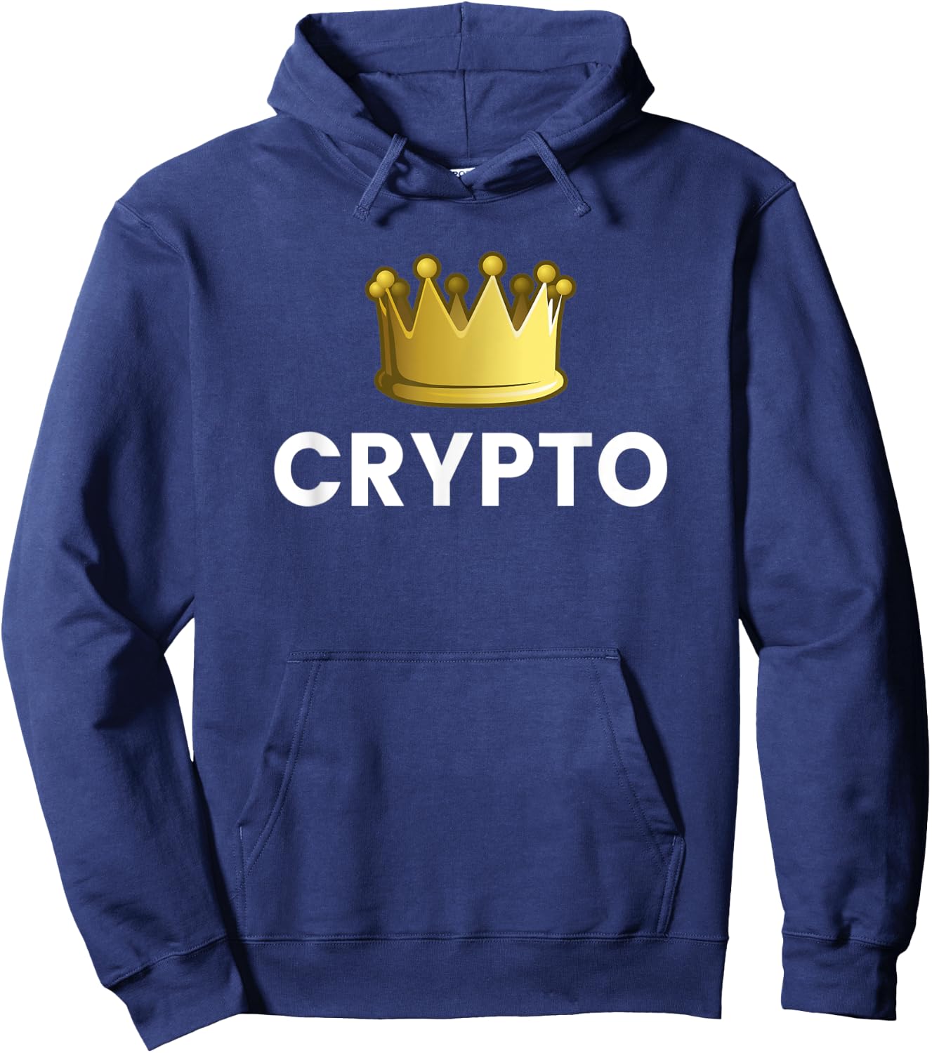 Crypto King Hoodie - Hoodie | Navy