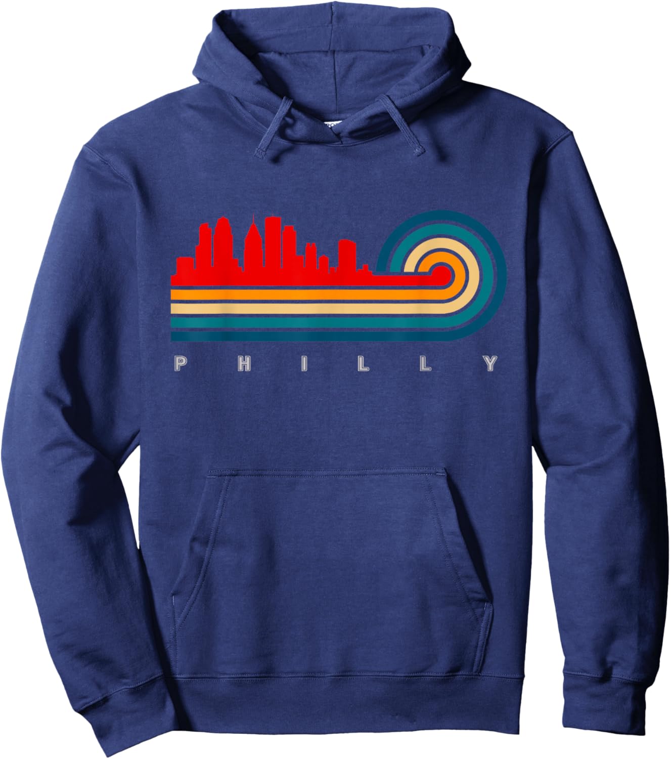 City of Philly Philadelphia Pennsylvania Hoodie - Hoodie | Navy