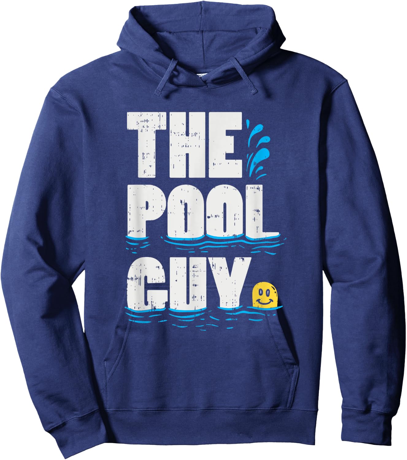 Summer Pool Guy Gifts, Funny Swimming Pool Boy Hoodie - Hoodie | Navy