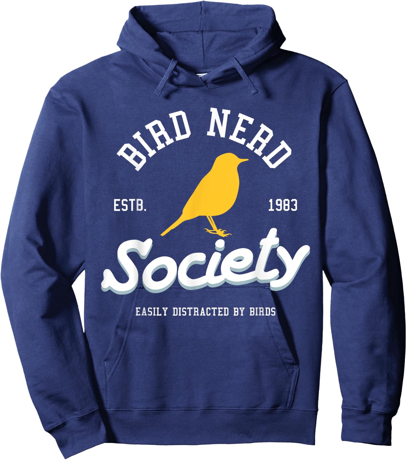Bird Nerd Bird Watching T Shirts & Apparel Bi Hoodie - Hoodie | Navy