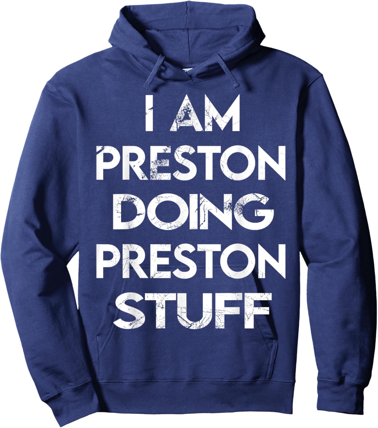 I Am Preston Doing Preston Stuff Hoodie - Hoodie | Navy