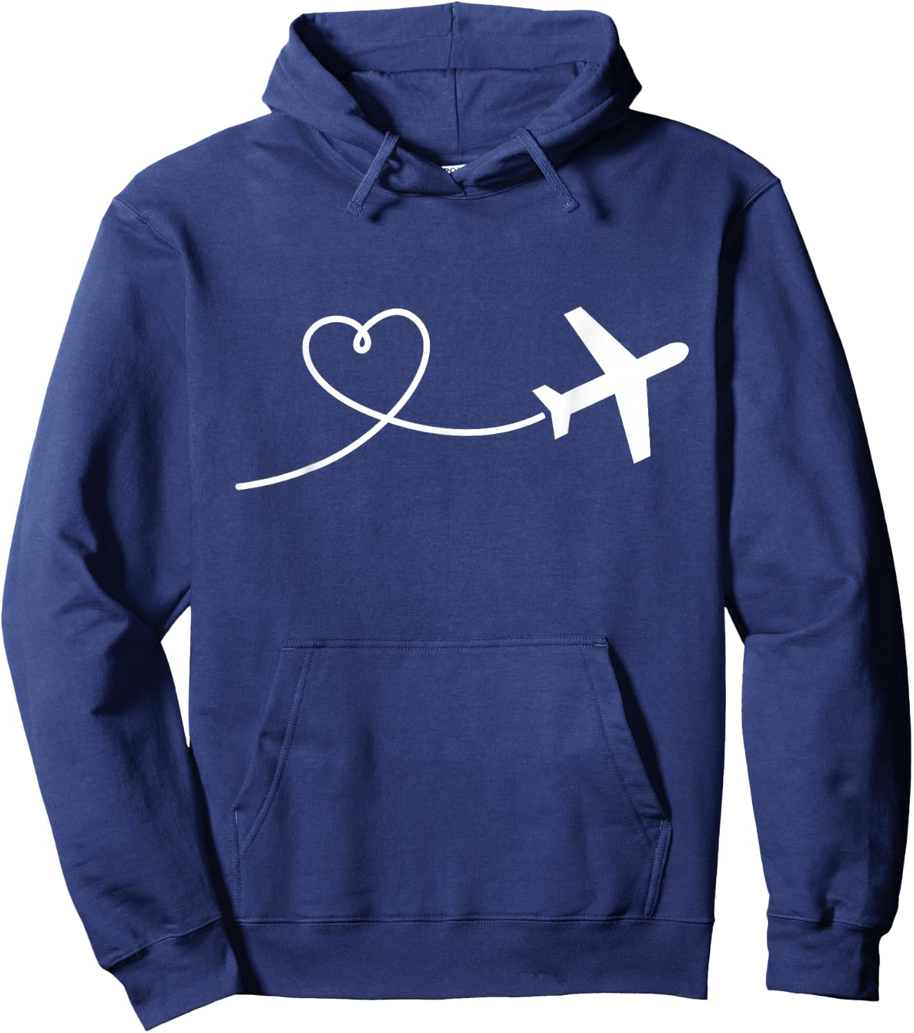 Airplane Heart Hoodie - Hoodie | Navy