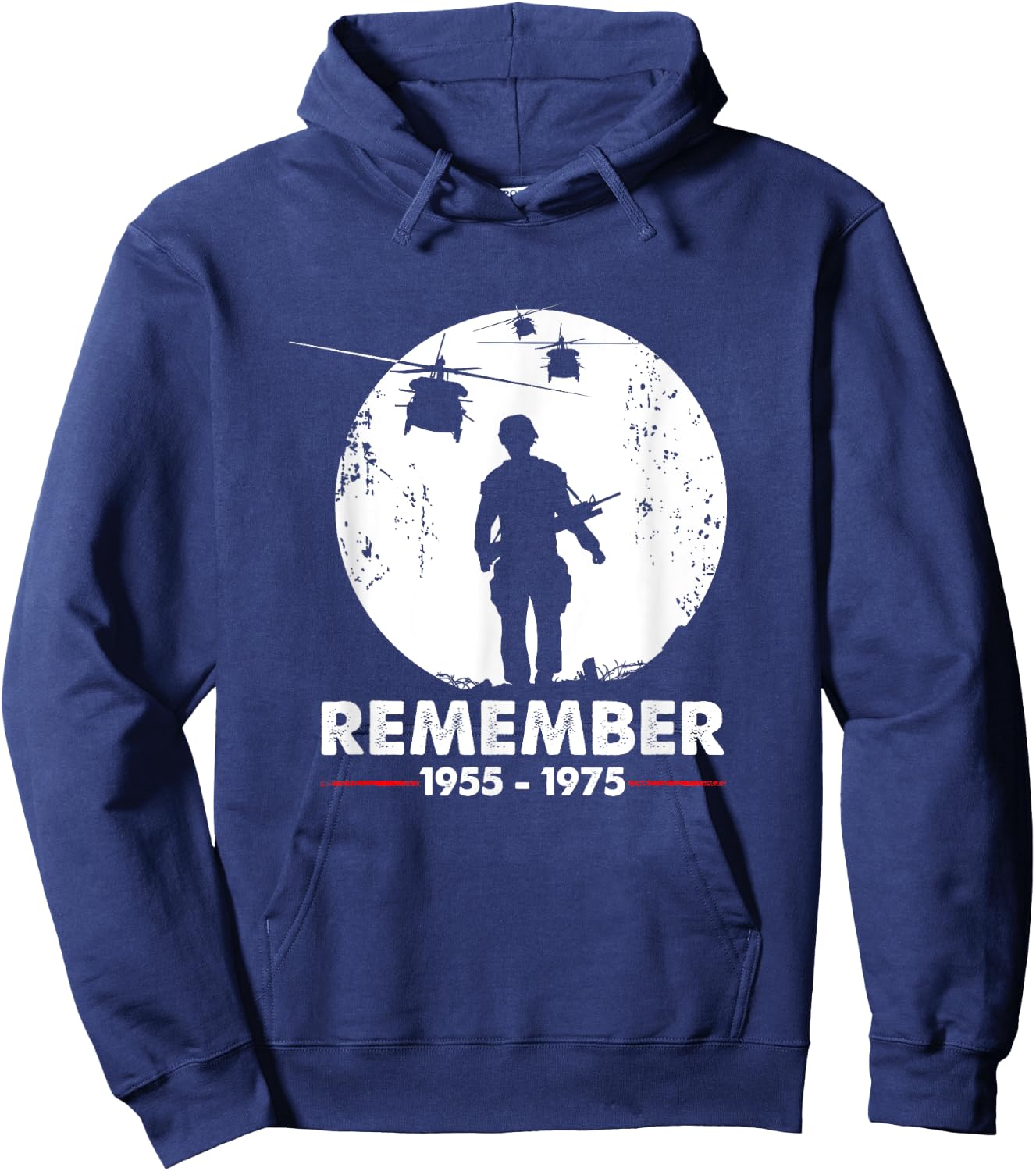 Vietnam War Remember - Military Veteran Hoodie - Hoodie | Navy