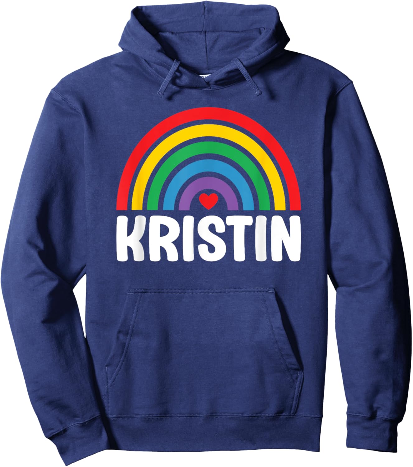 I Love Kristin Cute Kristin Lover Hoodie - Hoodie | Navy