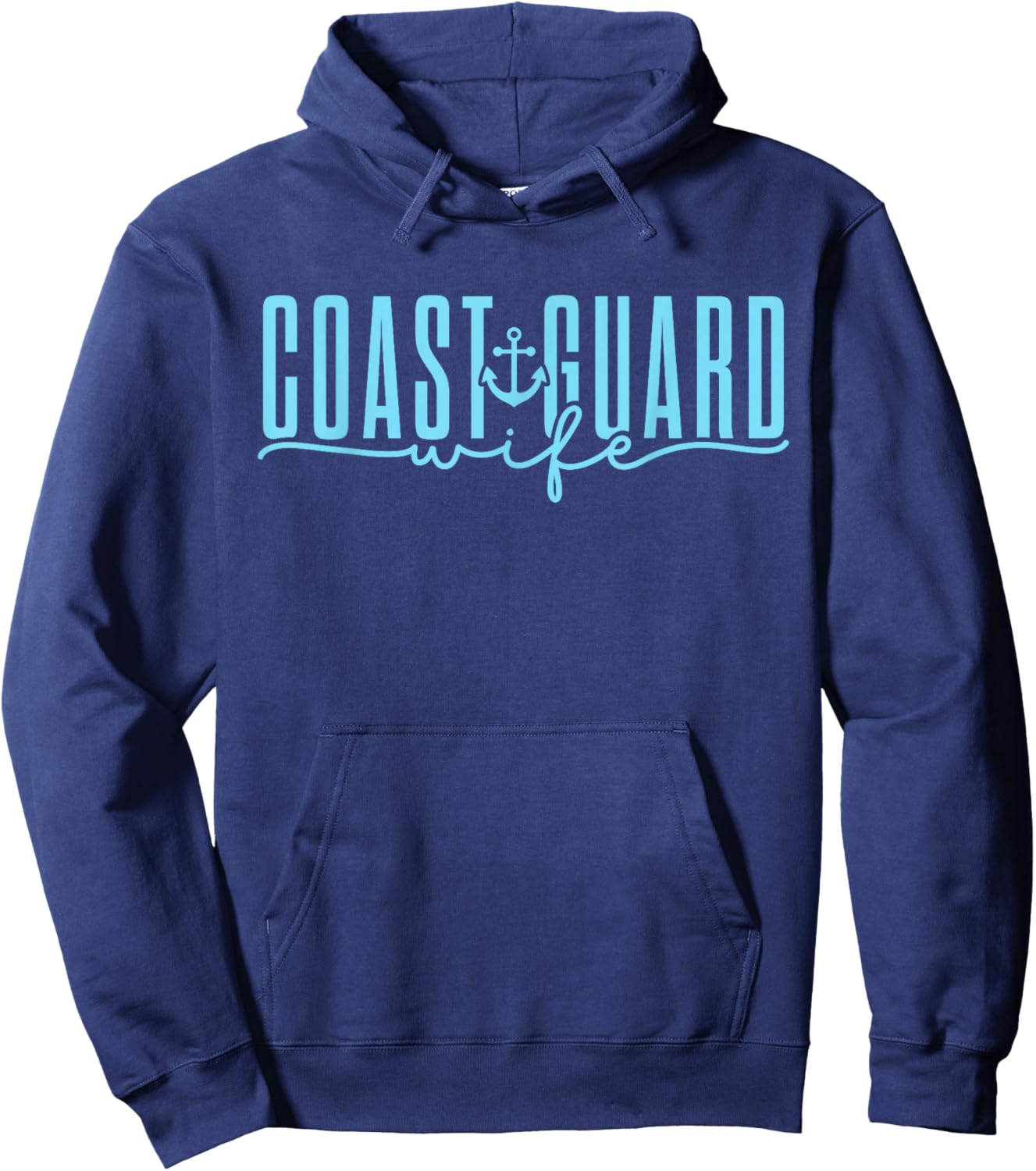 Proud Coastie Coast Guard Wife Hoodie - Hoodie | Navy