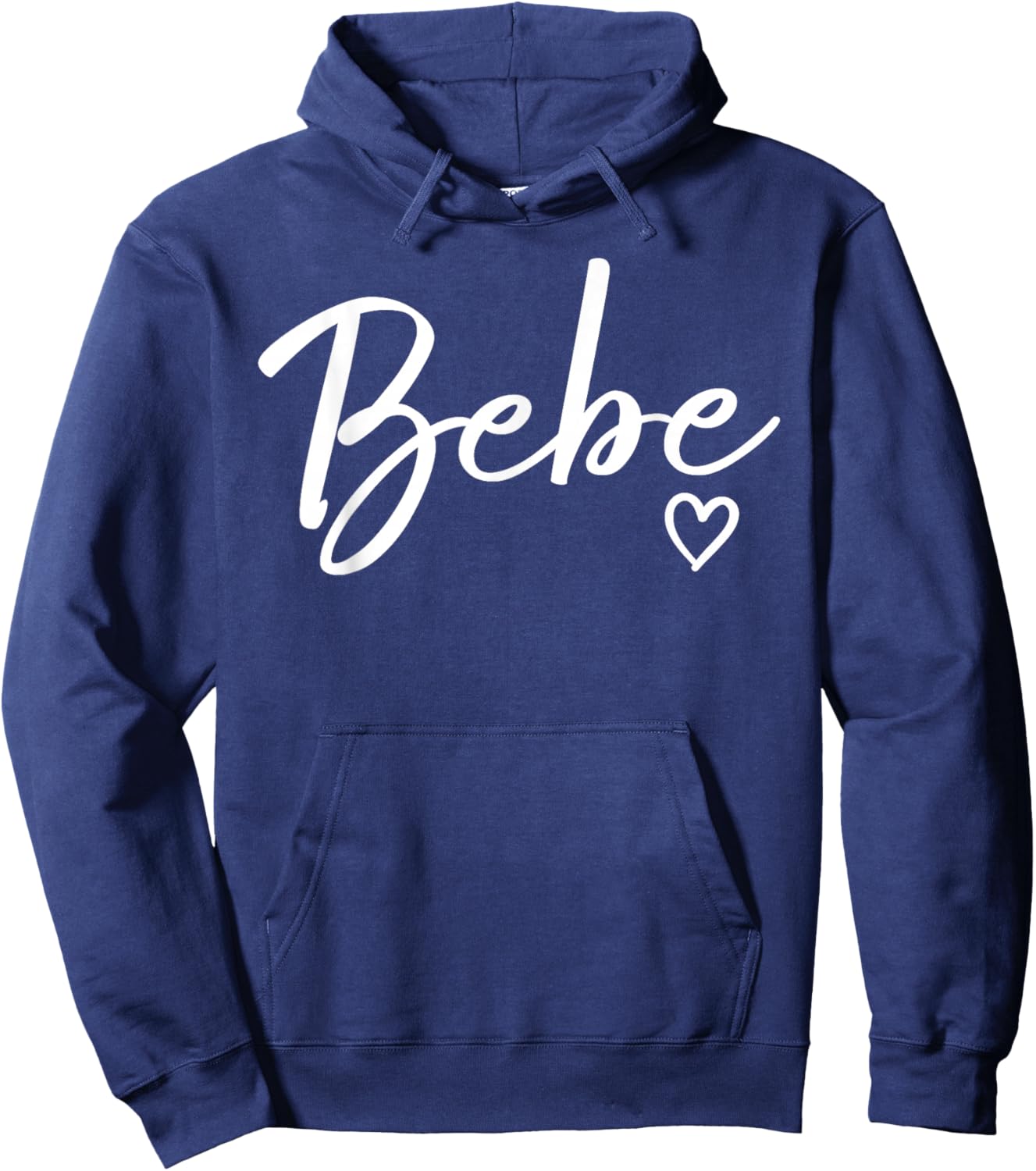 Bebe Gifts Grandma Heart Mother's Day Bebe Hoodie - Hoodie | Navy