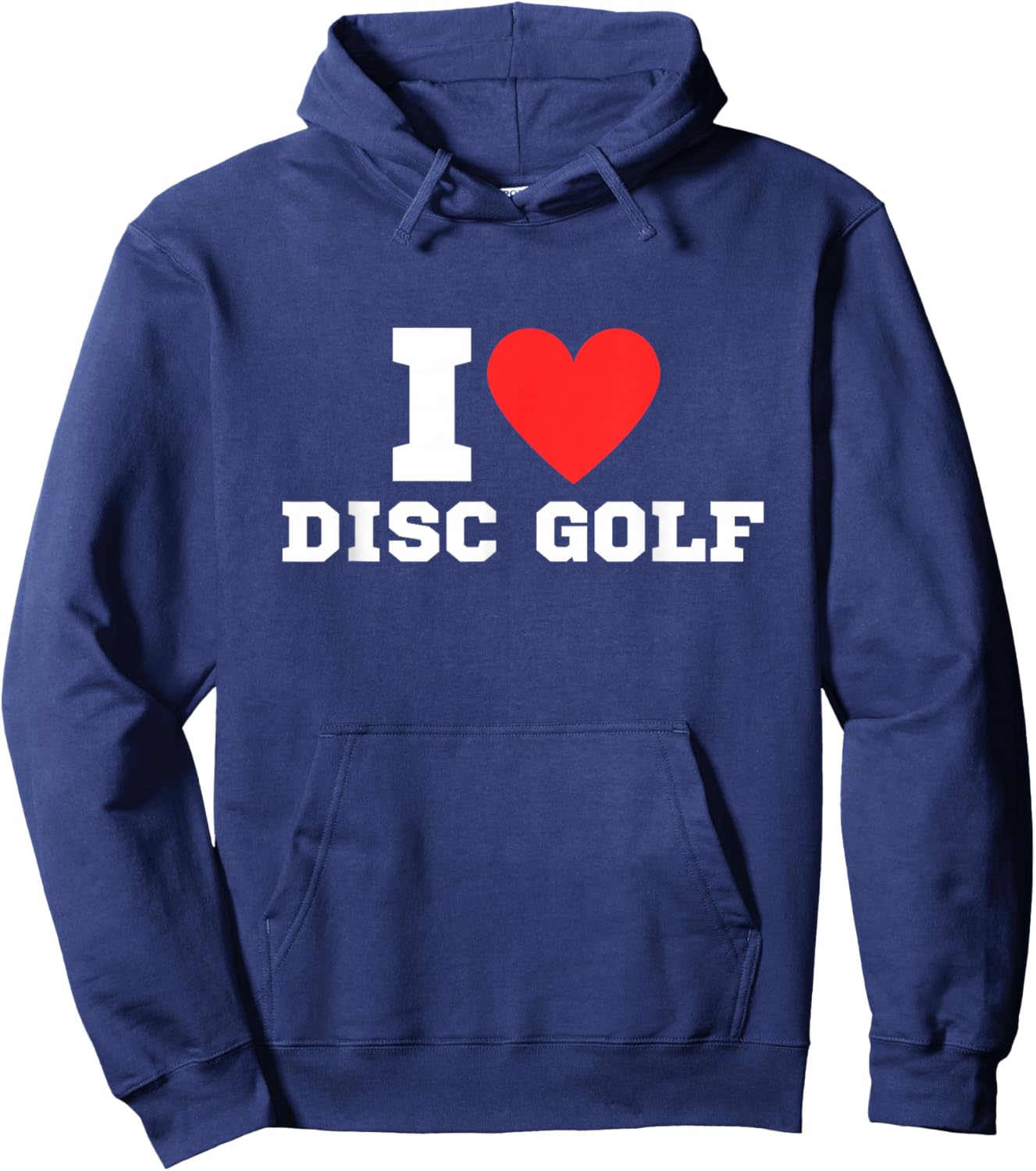 I love disc golf | Disc golf | Frisbee Hoodie - Hoodie | Navy