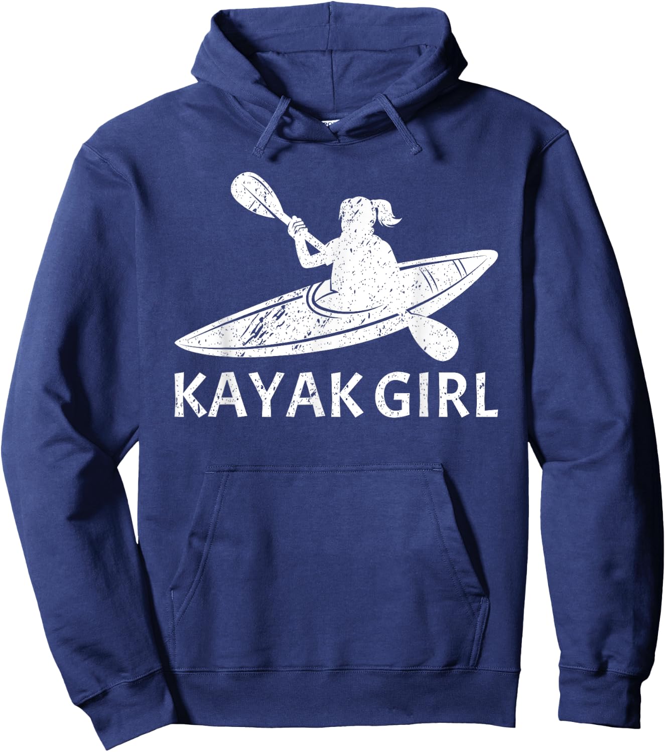 Cool Kayak Design Girls Kayaking Kayak Lover Hoodie - Hoodie | Navy