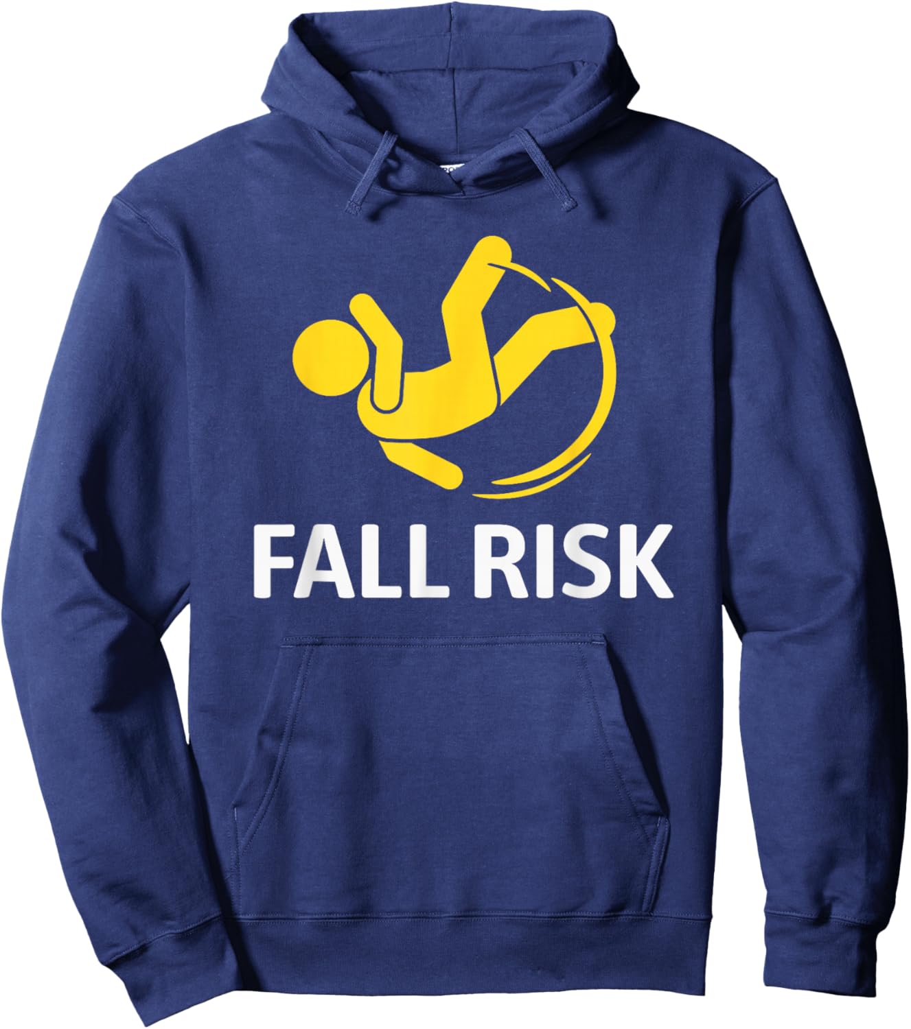 Fall Risk Balance Issues Funny Fall Risk Hoodie - Hoodie | Navy