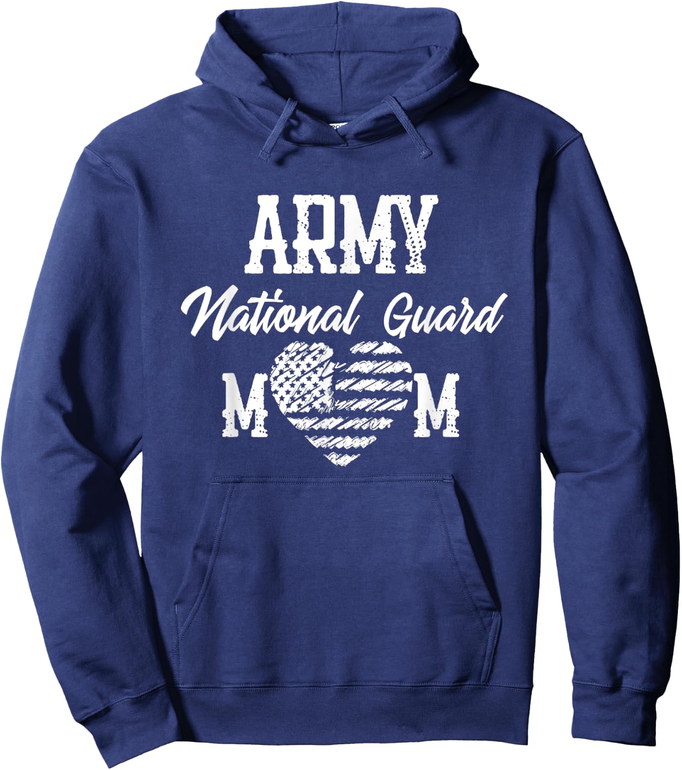 Army National Guard Mom Of Hero Military Family Hoodie - Hoodie | Navy