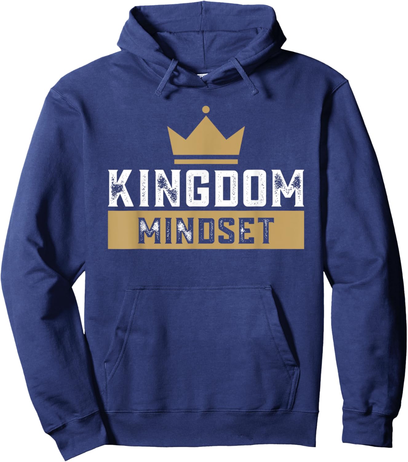 Kingdom Mindset See the Crowned King Jesus Hoodie - Hoodie | Navy
