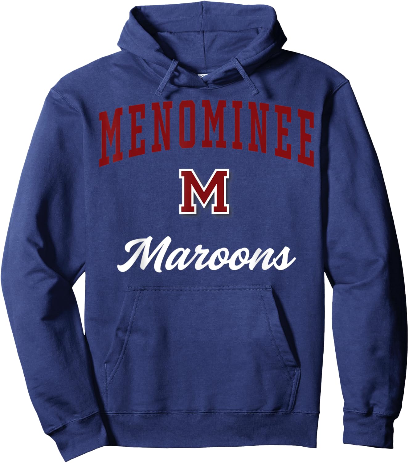 Menominee High School Maroons Hoodie - Hoodie | Navy