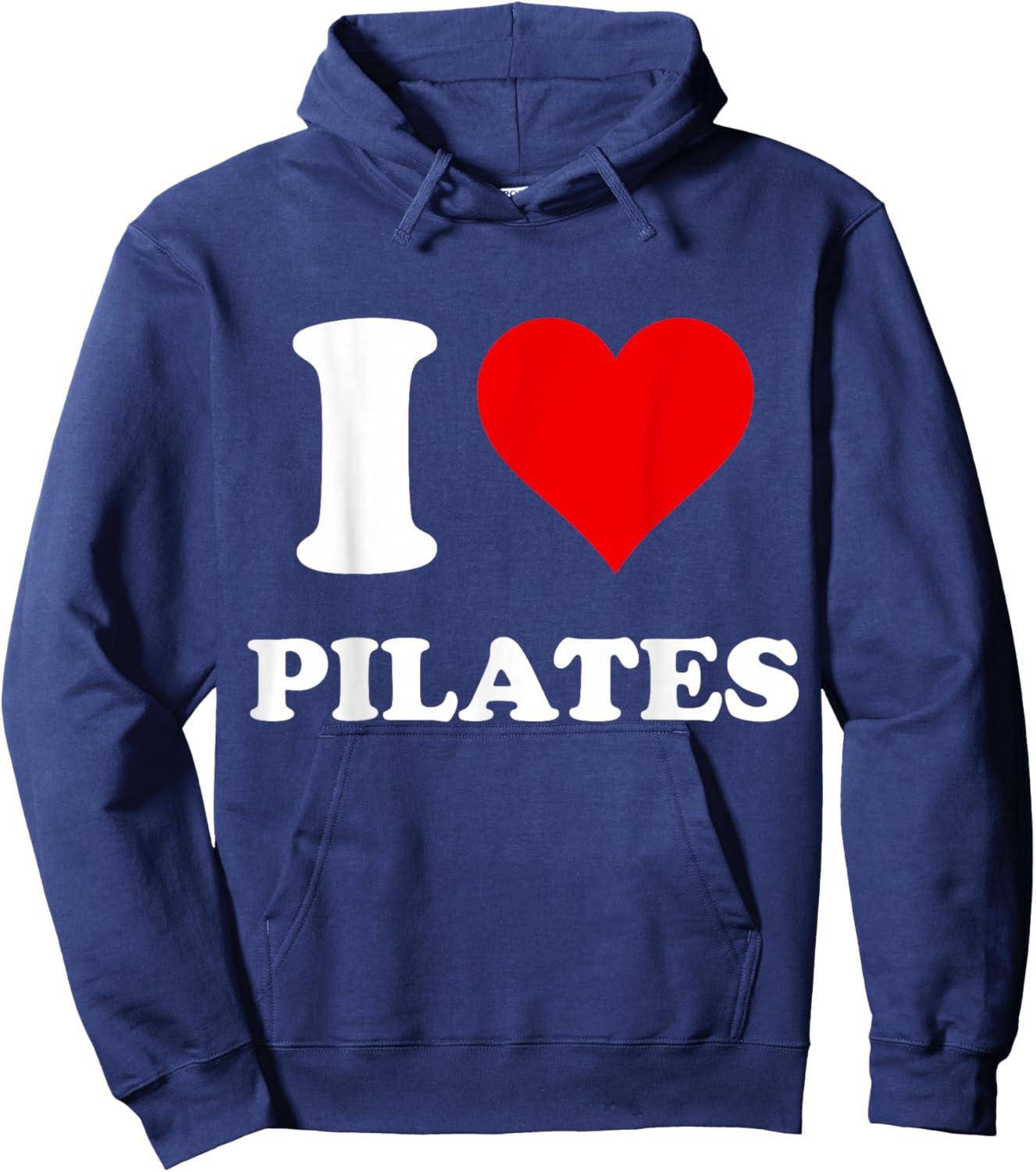 I Heart Pilates I Love Pilates Hoodie - Hoodie | Navy