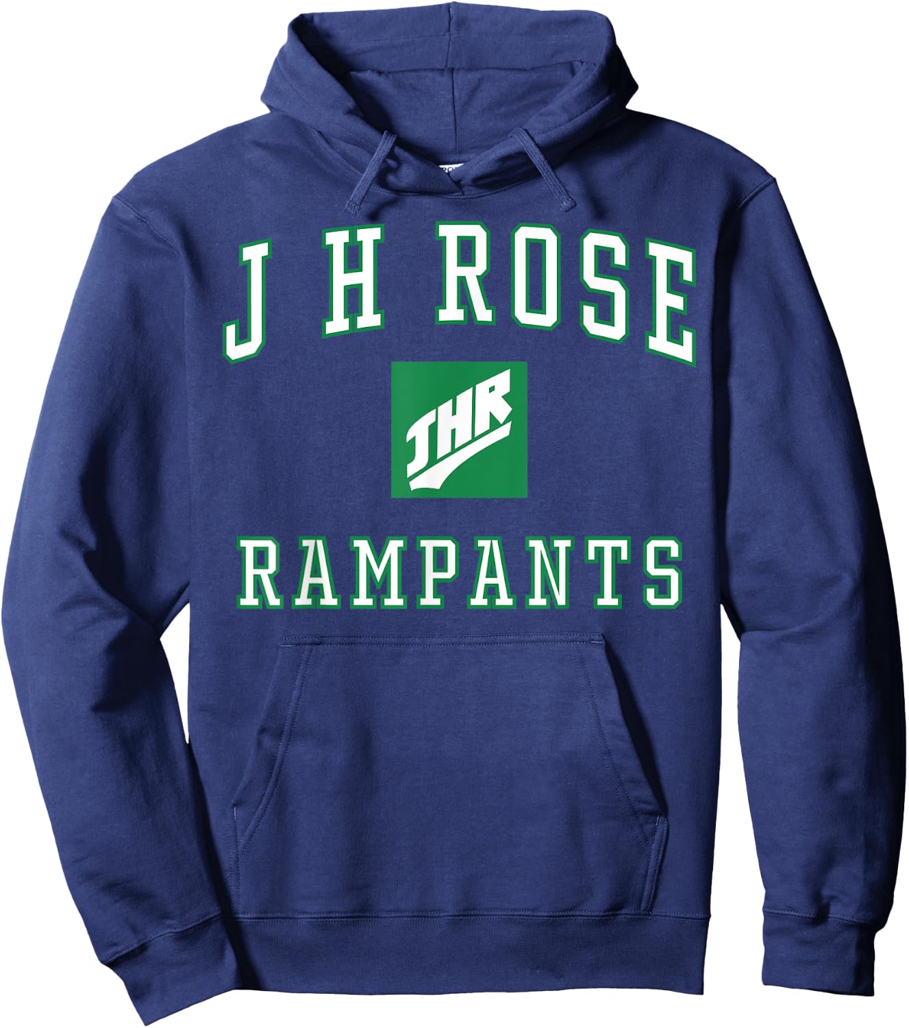 J H Rose High School Rampants C1 Hoodie - Hoodie | Navy