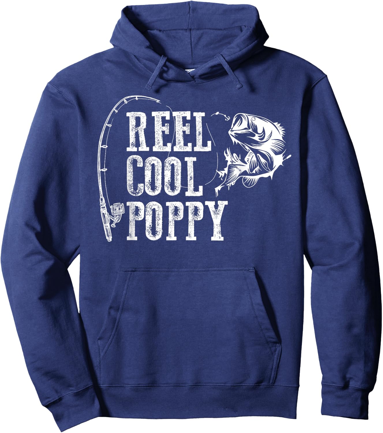 Poppy Fishing: Reel Cool Poppy Hoodie - Hoodie | Navy