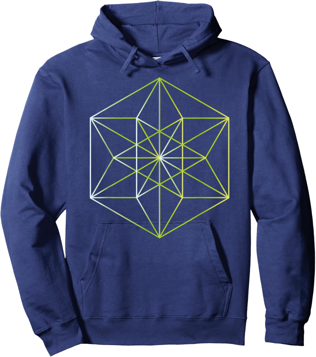 Equilibrium Sacred Geometry Occult Goth Hoodie - Hoodie | Navy