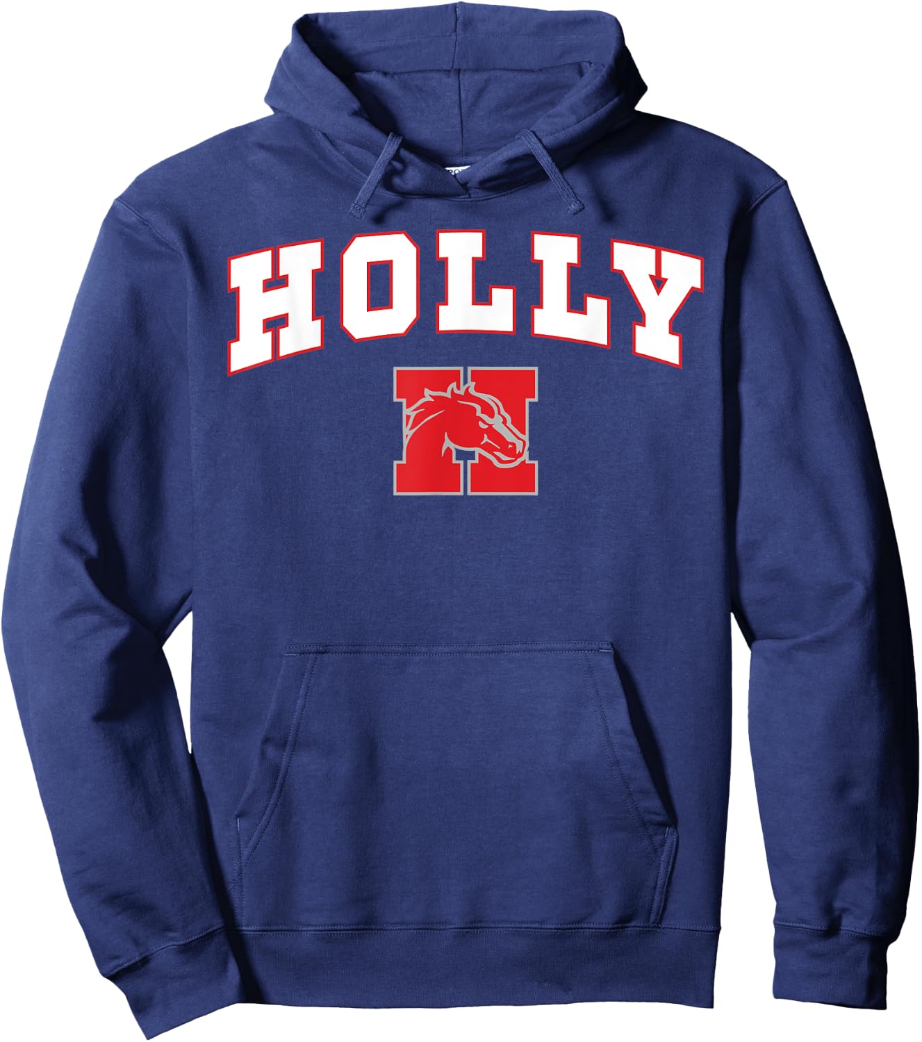 Holly High School Bronchos Hoodie - Hoodie | Navy
