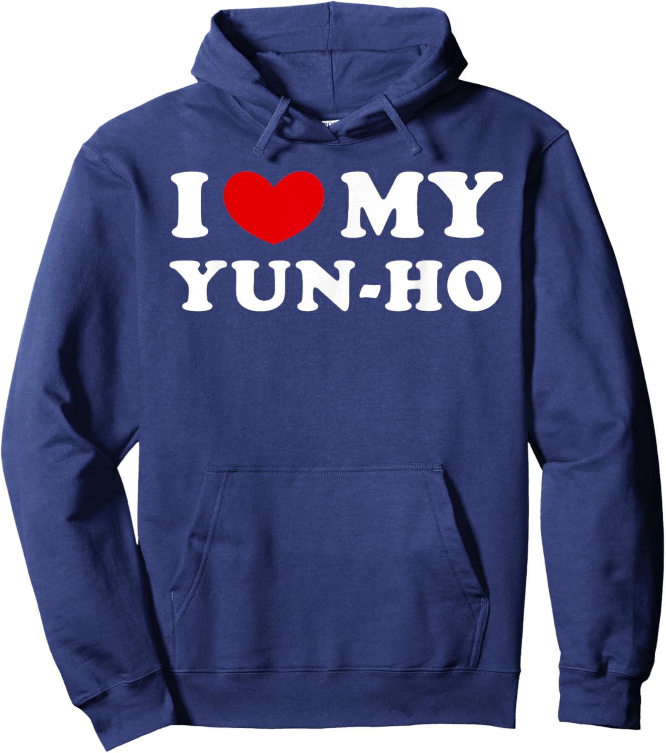 I Love My Yun-Ho Hoodie - Hoodie | Navy