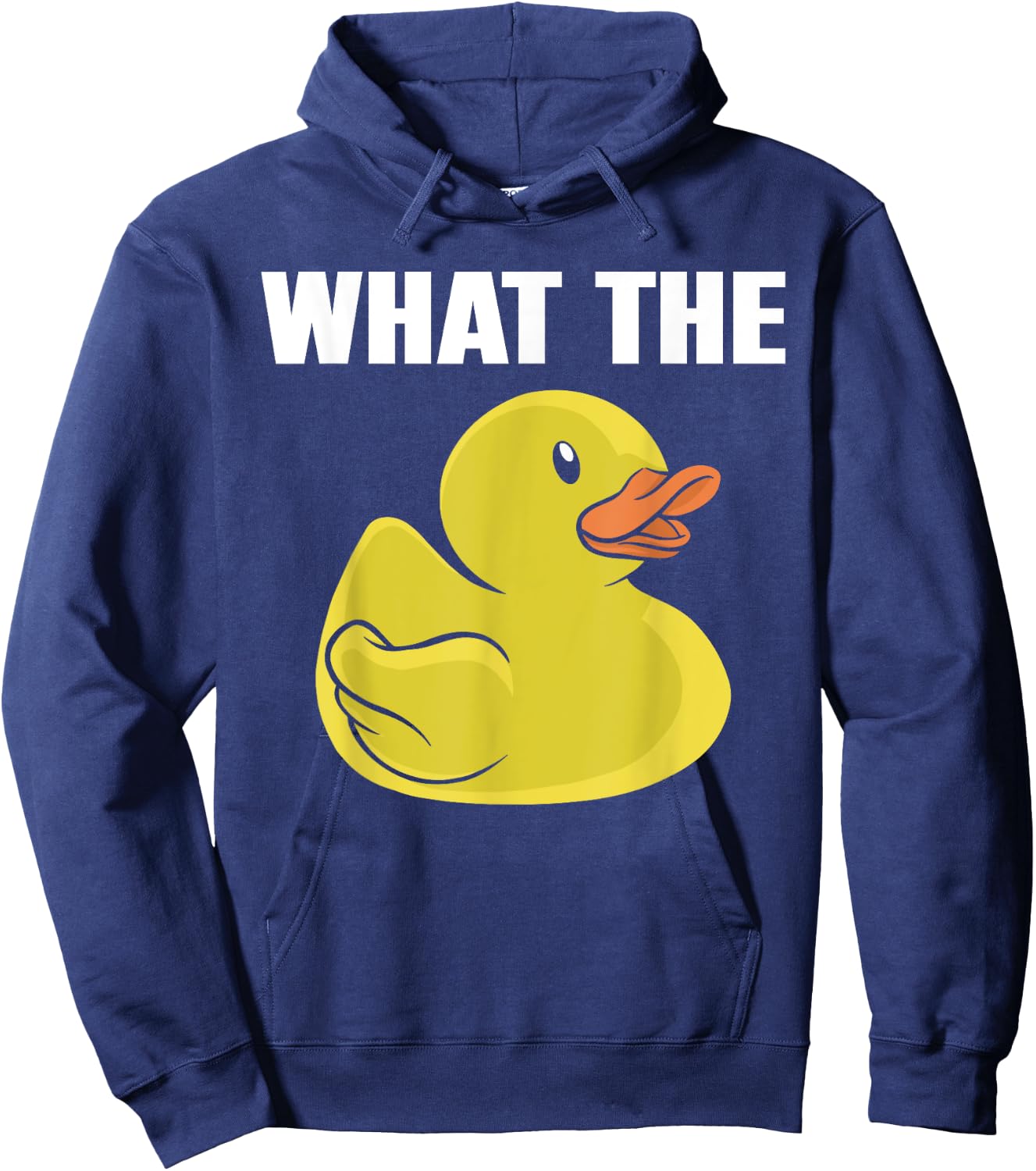 Duck Funny Kids What The Duck Lover Hoodie - Hoodie | Navy