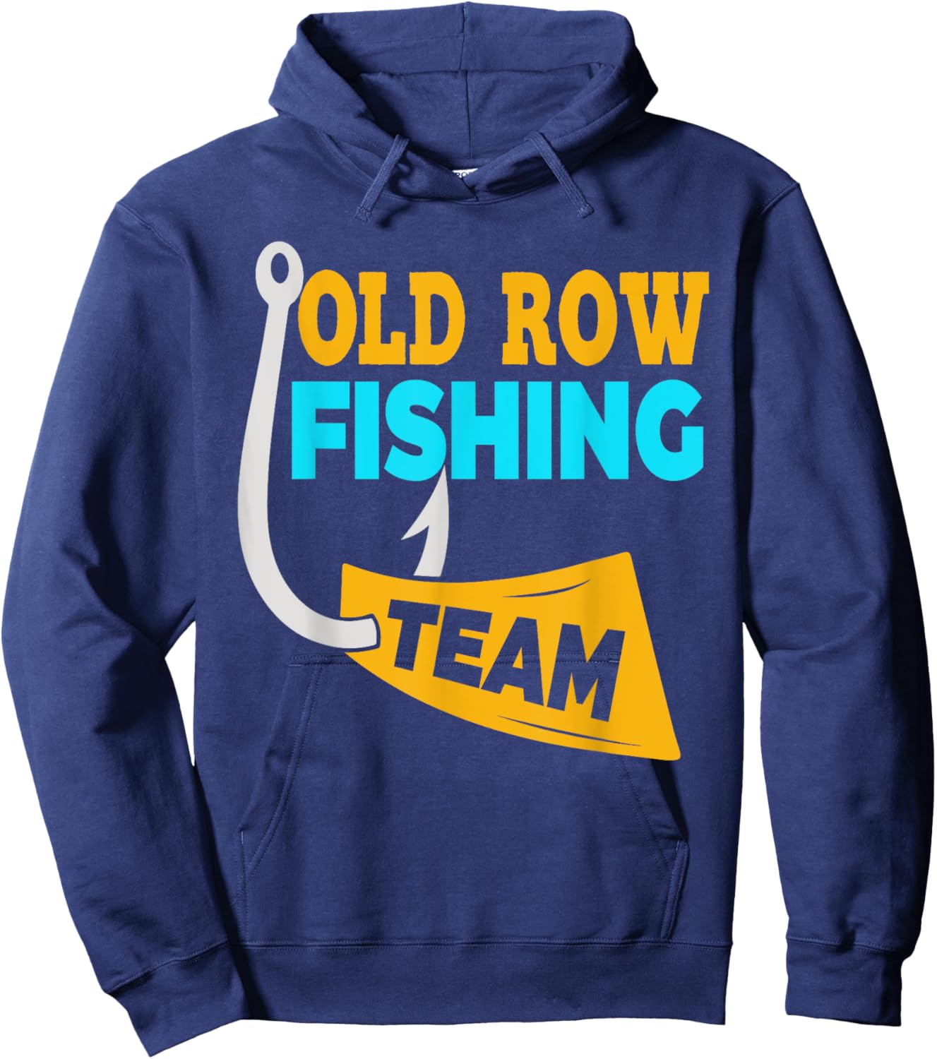 Old Row Fishing Team Shirt Funny Women Hoodie - Hoodie | Navy