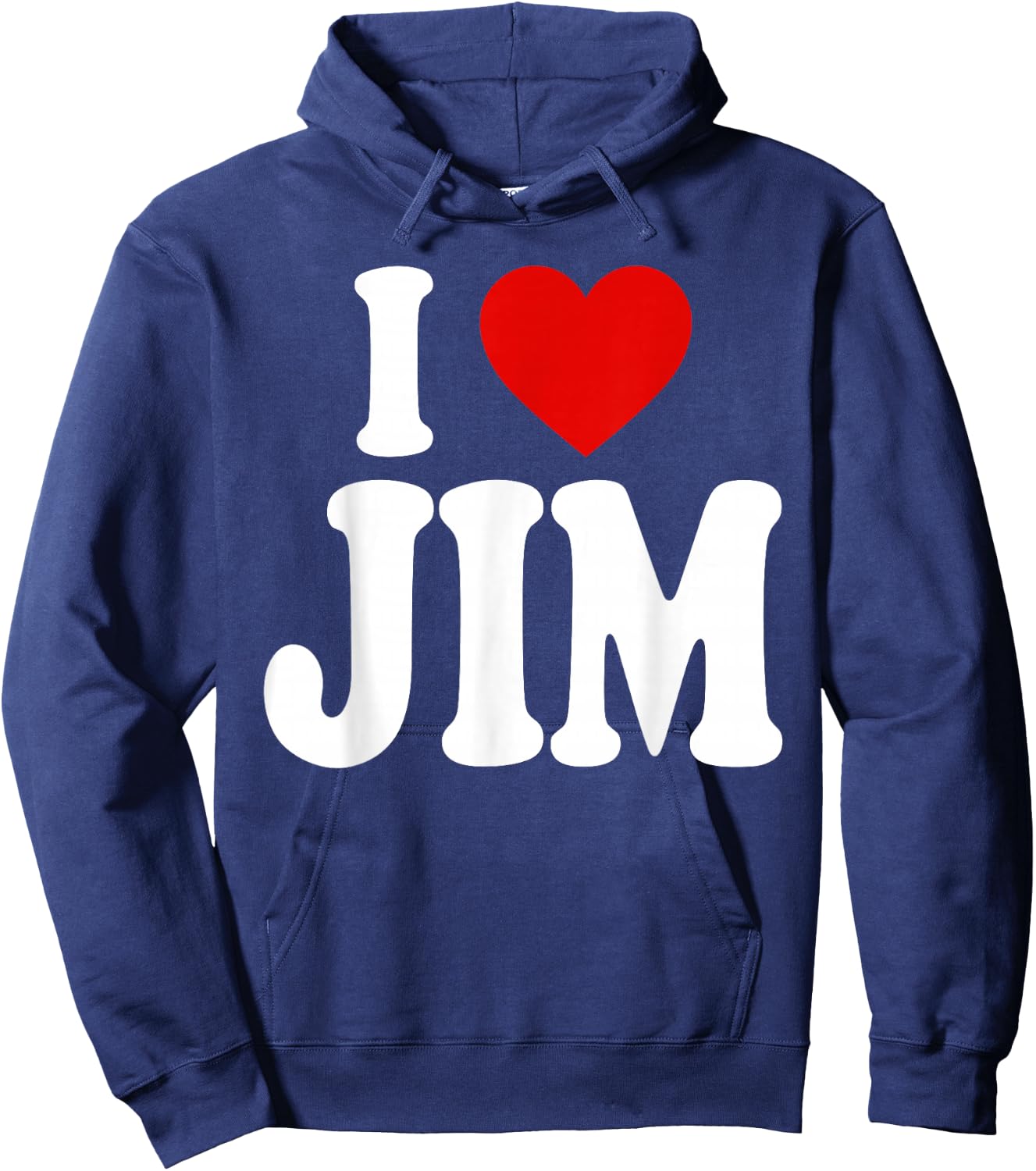 I Heart Love Jim Hoodie - Hoodie | Navy
