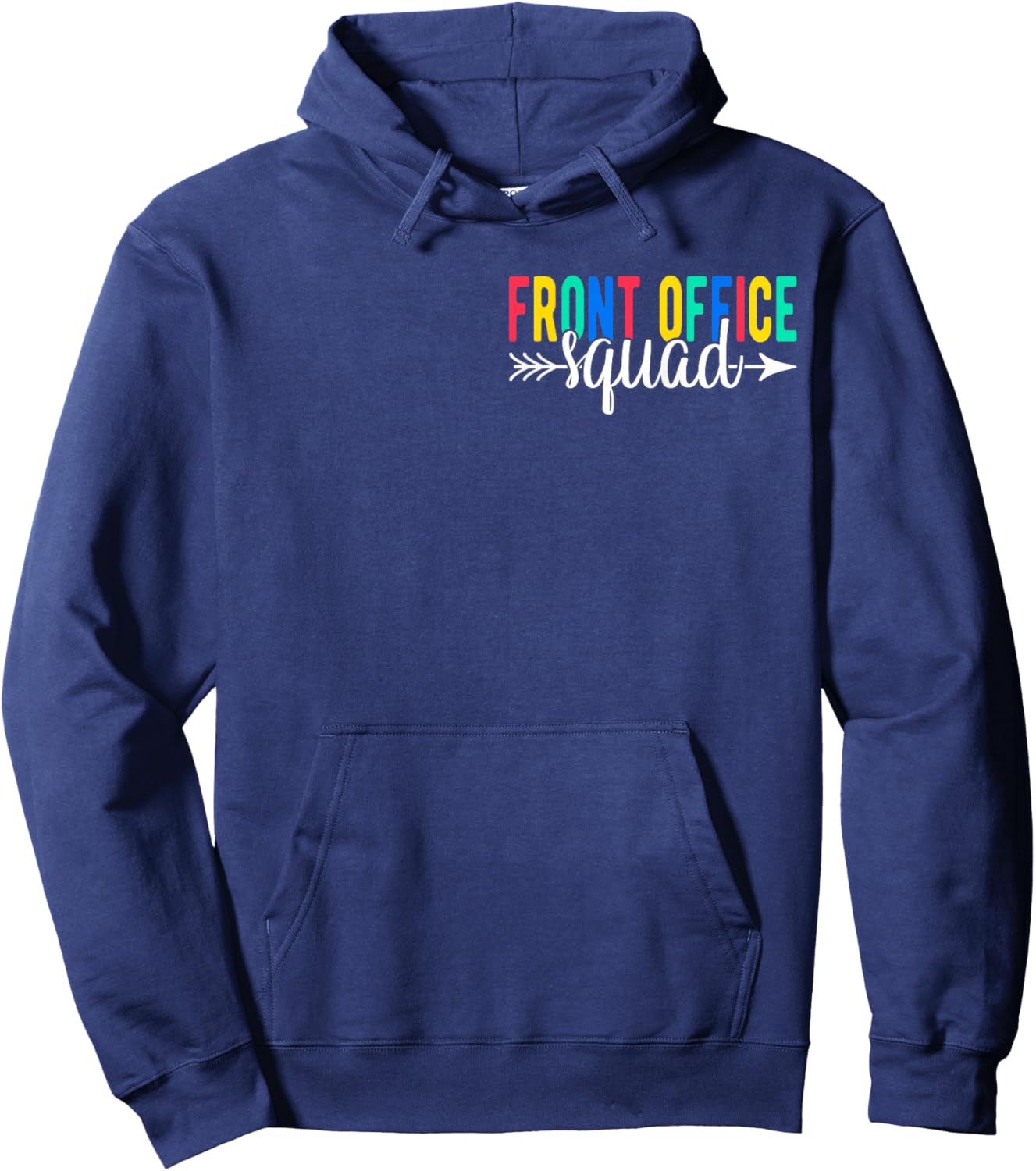 Front Office Squad Secretary Admin Assistant Hoodie - Hoodie | Navy