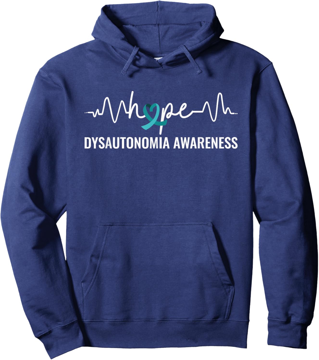 POTS Syndrome HOPE Dysautonomia Awareness Hoodie - Hoodie | Navy