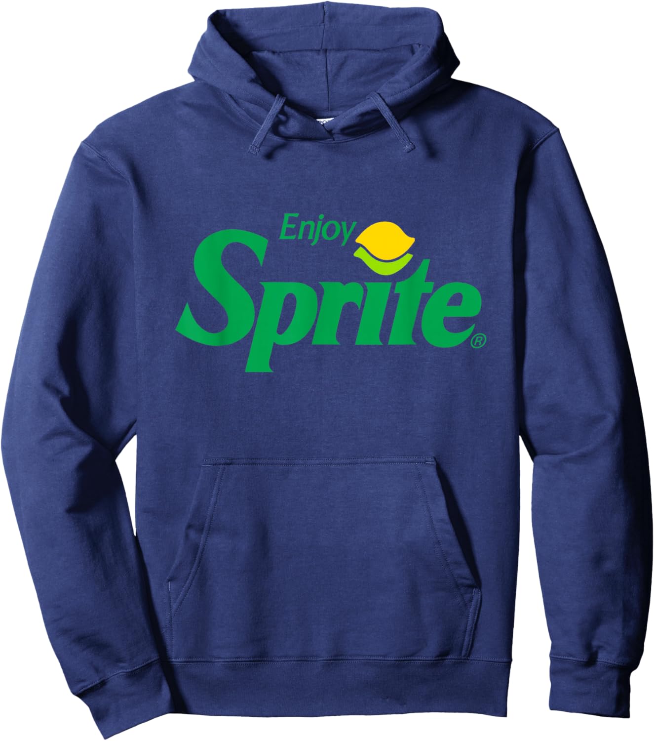 Enjoy Sprite 90s Lemon Logo Hoodie - Hoodie | Navy