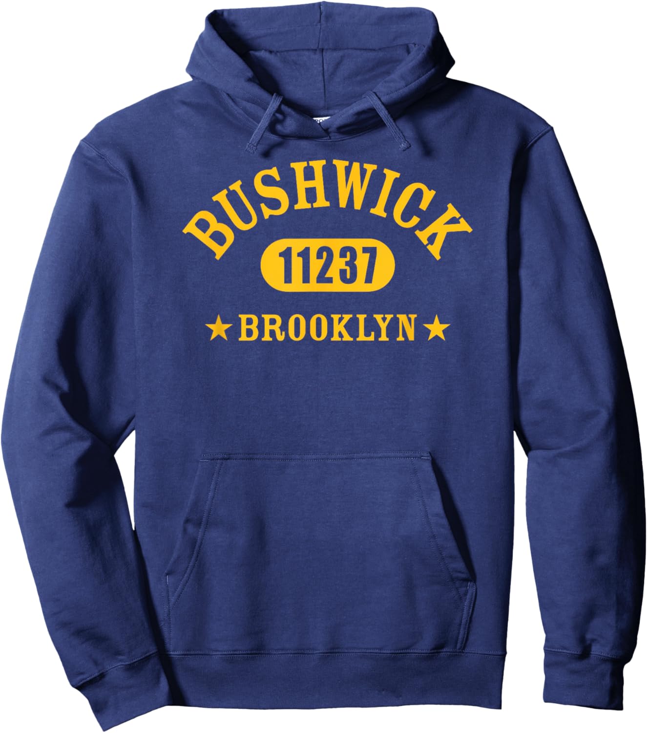 BUSHWICK Brooklyn NY 11237 Athletic Design Hoodie - Hoodie | Navy