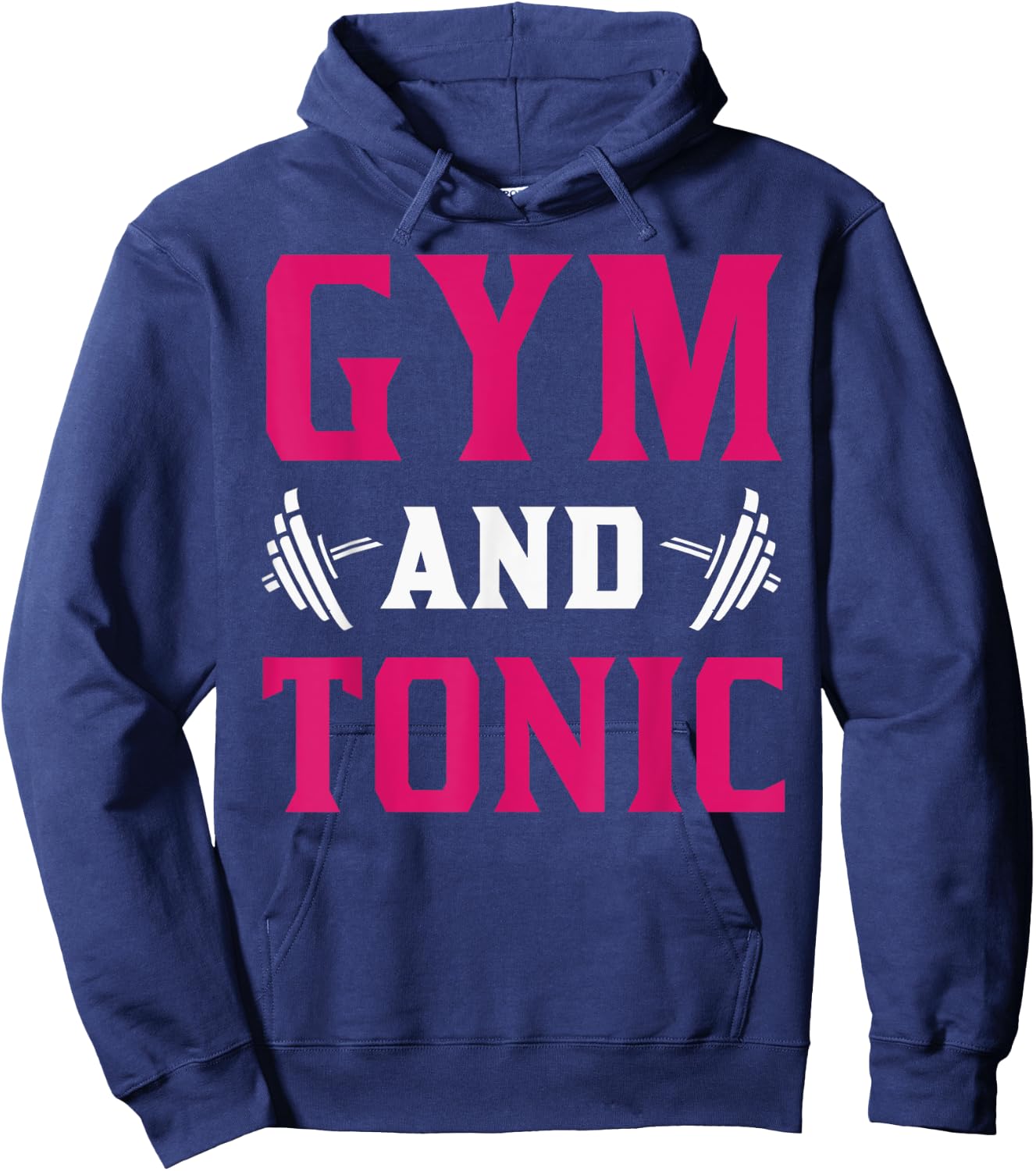 Gym And Tonic Workout Exercise Training Hoodie - Hoodie | Navy